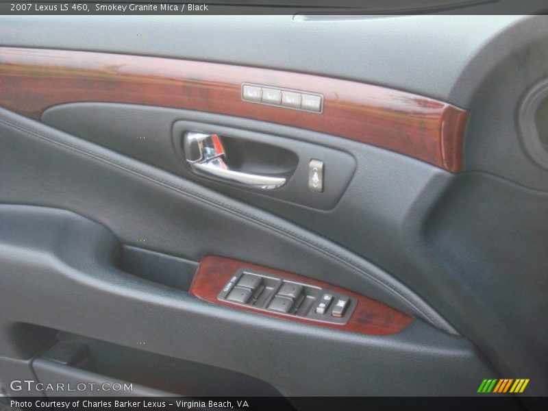Smokey Granite Mica / Black 2007 Lexus LS 460