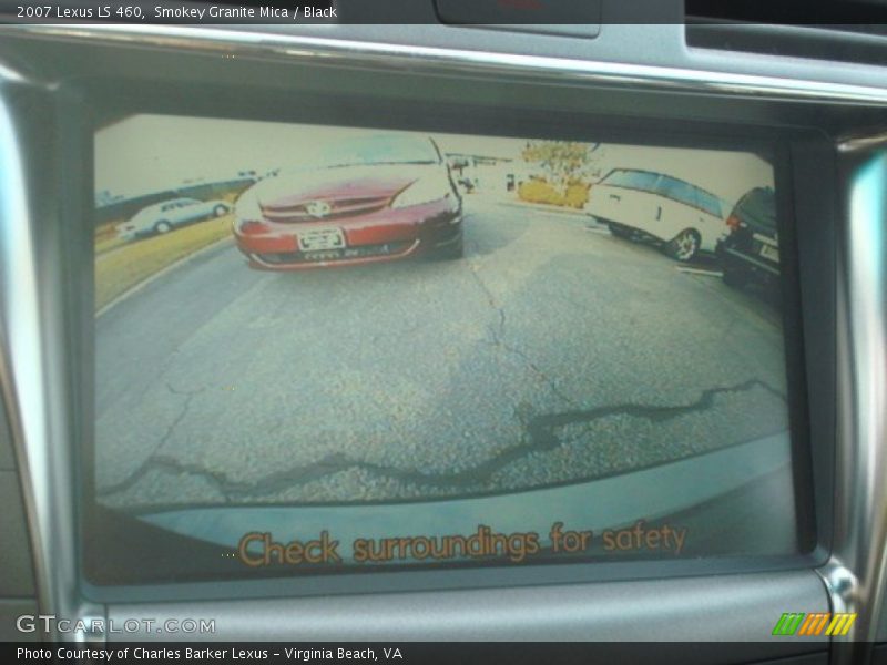 Smokey Granite Mica / Black 2007 Lexus LS 460