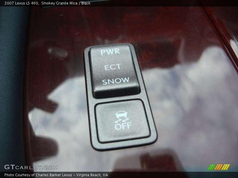 Smokey Granite Mica / Black 2007 Lexus LS 460