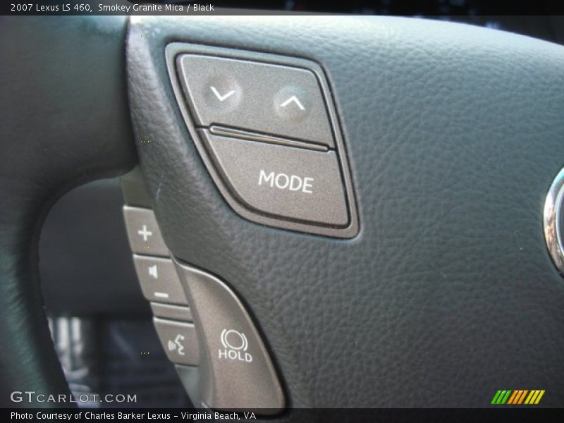 Smokey Granite Mica / Black 2007 Lexus LS 460