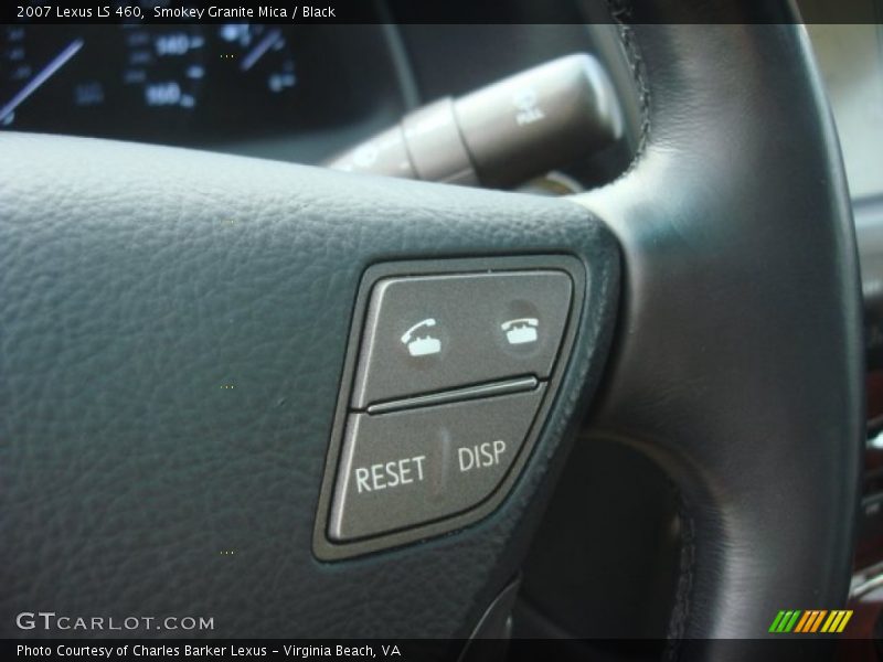Smokey Granite Mica / Black 2007 Lexus LS 460