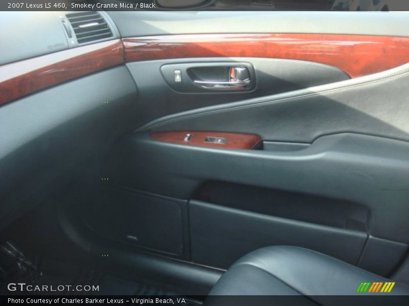 Smokey Granite Mica / Black 2007 Lexus LS 460