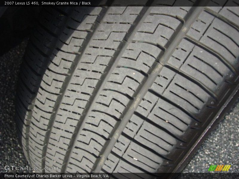 Smokey Granite Mica / Black 2007 Lexus LS 460