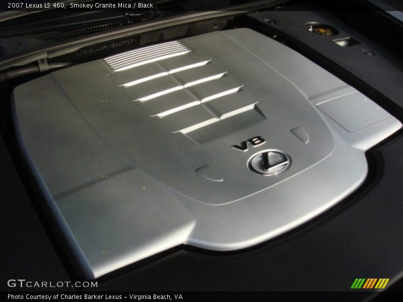 Smokey Granite Mica / Black 2007 Lexus LS 460