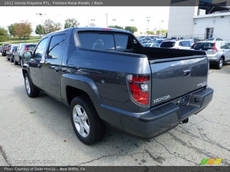 Polished Metal Metallic / Black 2012 Honda Ridgeline RTL