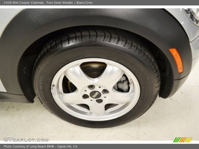 Pure Silver Metallic / Black/Grey 2009 Mini Cooper Clubman
