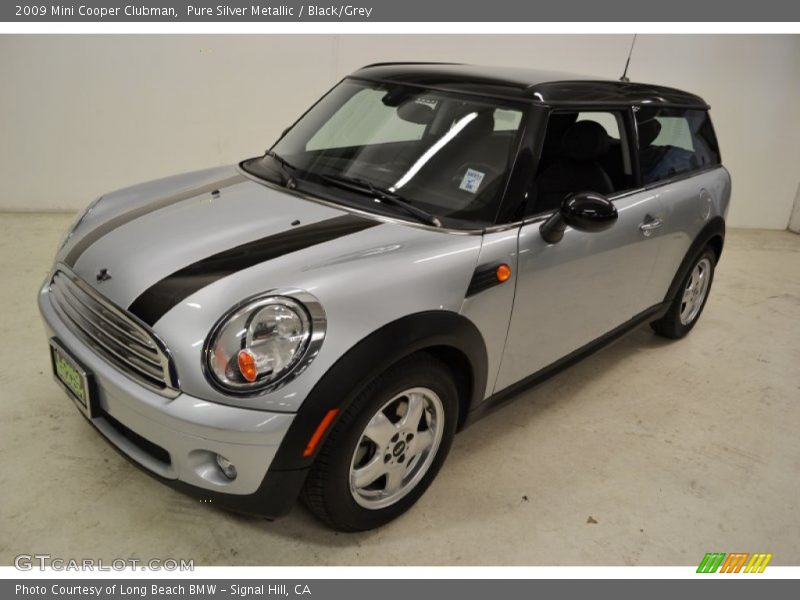 Pure Silver Metallic / Black/Grey 2009 Mini Cooper Clubman