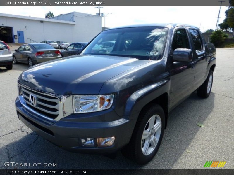 Polished Metal Metallic / Black 2012 Honda Ridgeline RTL