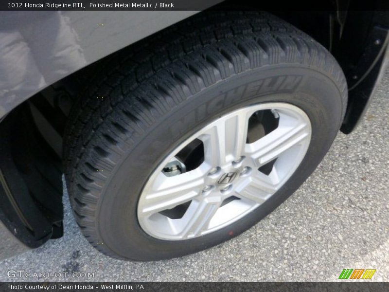 Polished Metal Metallic / Black 2012 Honda Ridgeline RTL