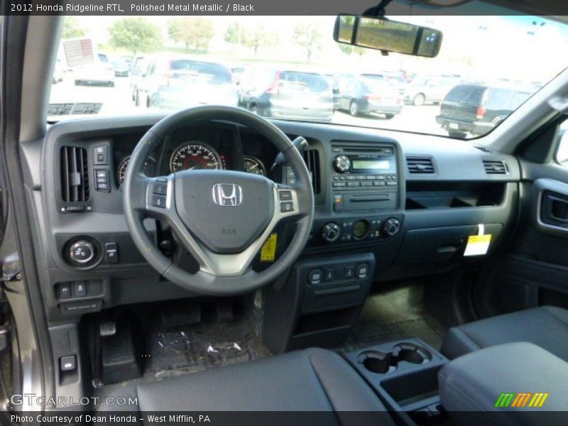 Polished Metal Metallic / Black 2012 Honda Ridgeline RTL
