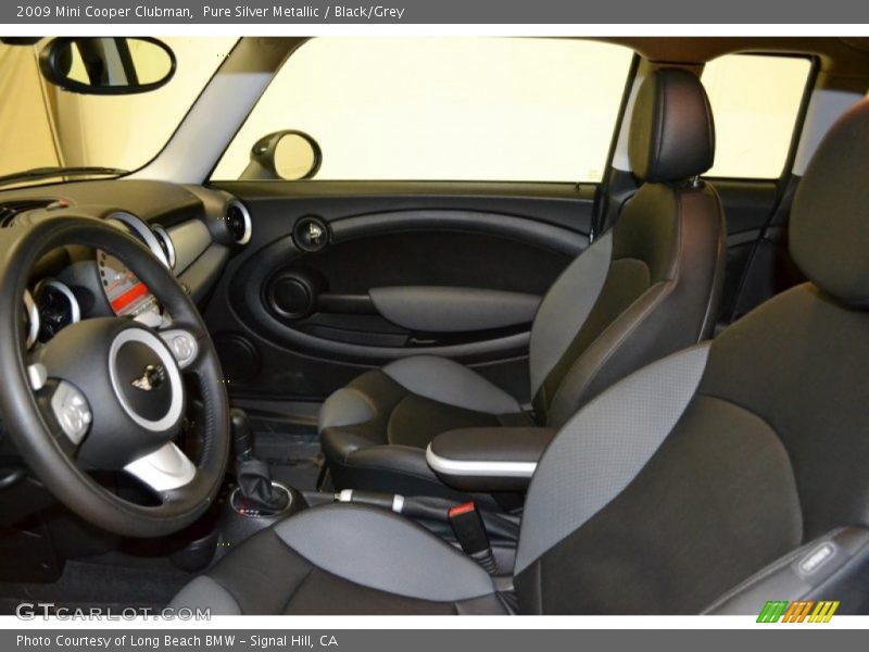Pure Silver Metallic / Black/Grey 2009 Mini Cooper Clubman