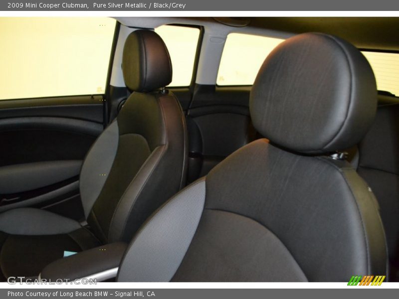 Pure Silver Metallic / Black/Grey 2009 Mini Cooper Clubman