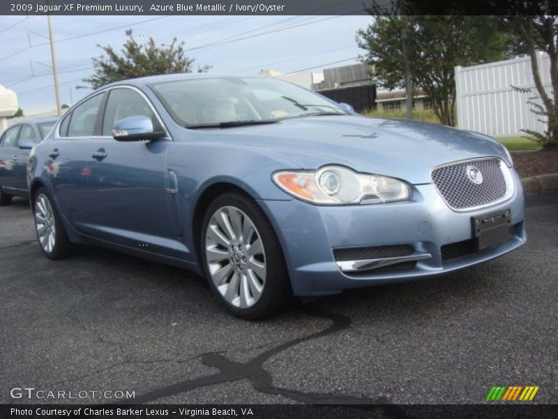 Azure Blue Metallic / Ivory/Oyster 2009 Jaguar XF Premium Luxury