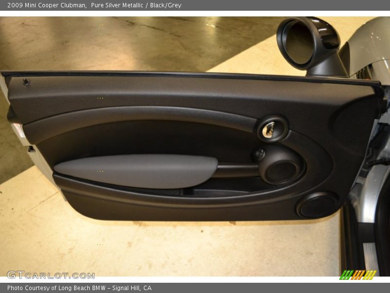 Pure Silver Metallic / Black/Grey 2009 Mini Cooper Clubman