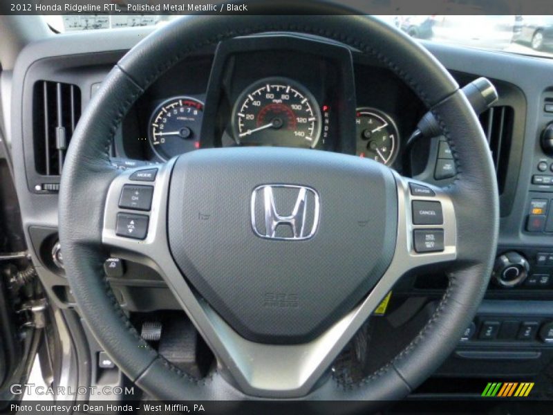Polished Metal Metallic / Black 2012 Honda Ridgeline RTL