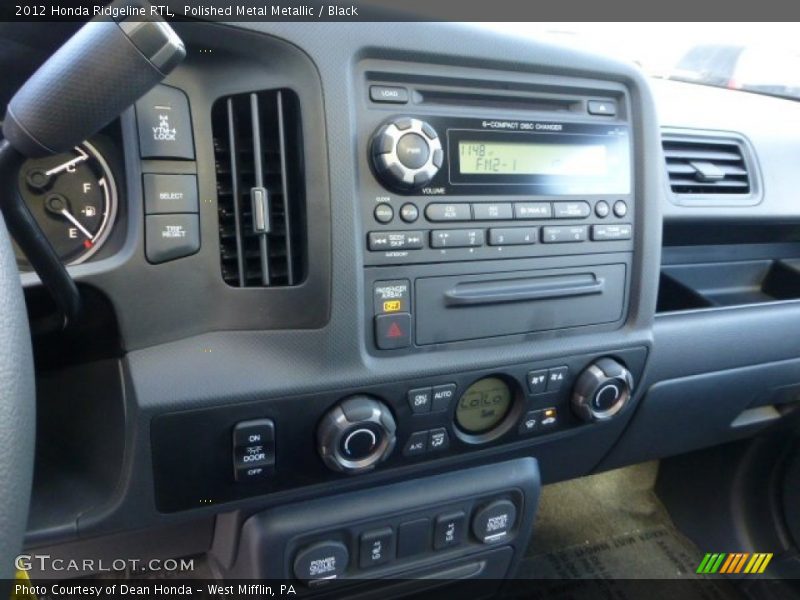 Polished Metal Metallic / Black 2012 Honda Ridgeline RTL