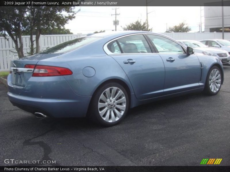 Azure Blue Metallic / Ivory/Oyster 2009 Jaguar XF Premium Luxury