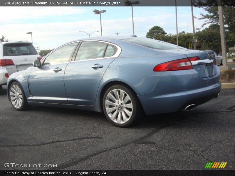 Azure Blue Metallic / Ivory/Oyster 2009 Jaguar XF Premium Luxury