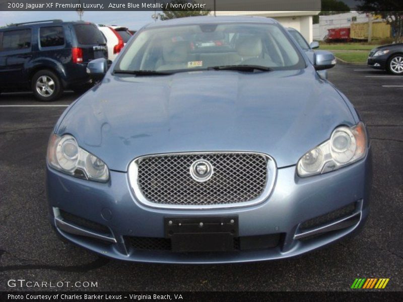 Azure Blue Metallic / Ivory/Oyster 2009 Jaguar XF Premium Luxury