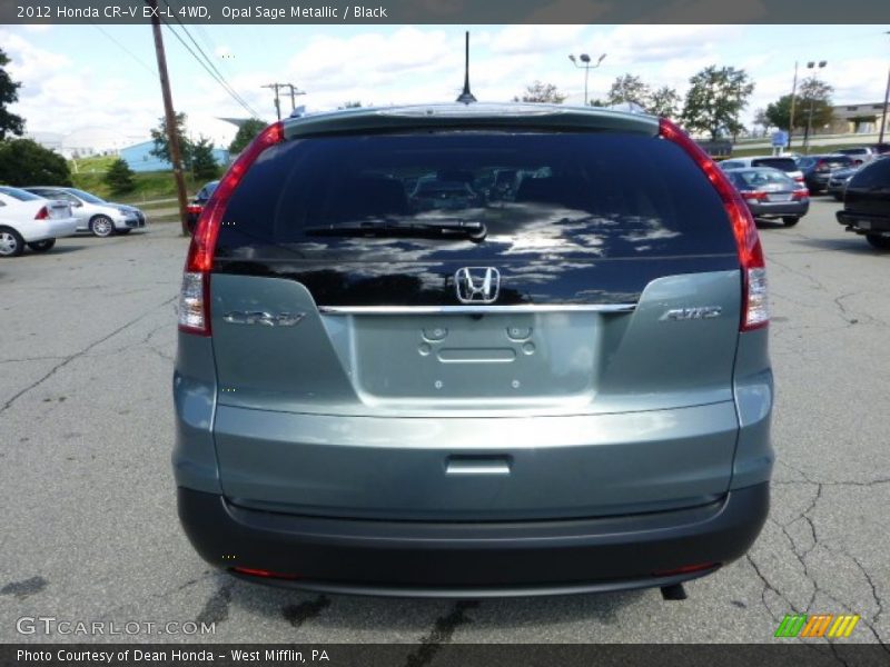 Opal Sage Metallic / Black 2012 Honda CR-V EX-L 4WD