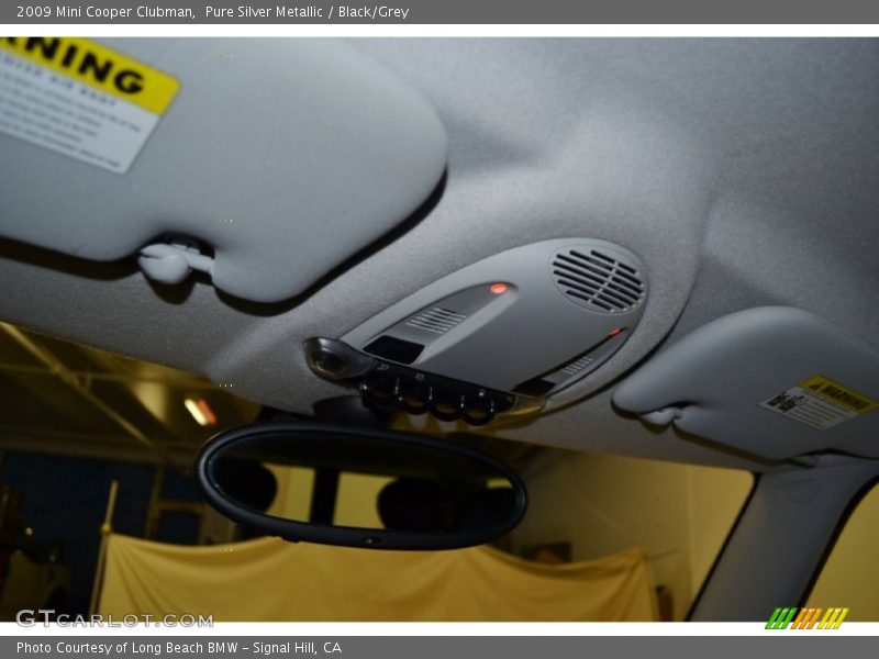 Pure Silver Metallic / Black/Grey 2009 Mini Cooper Clubman