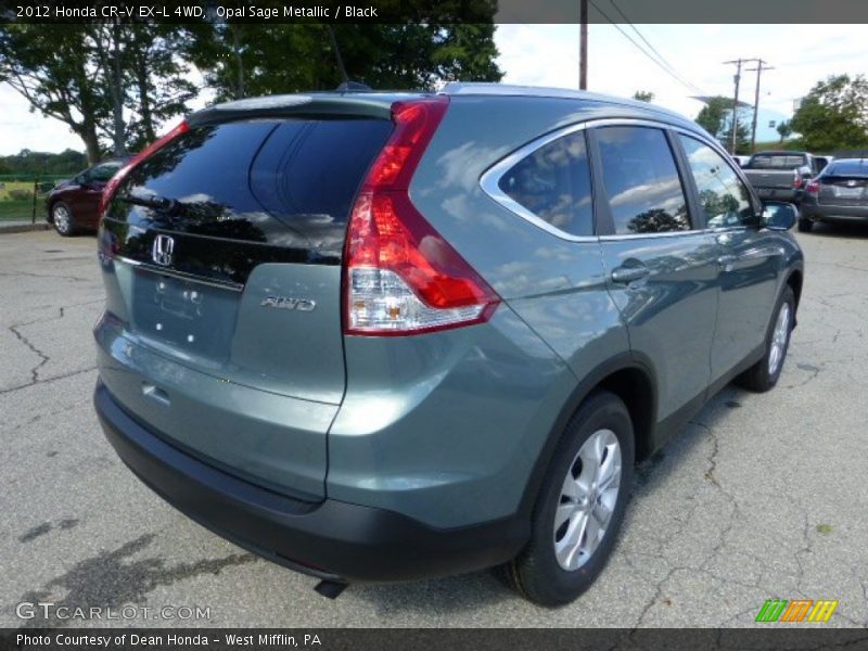 Opal Sage Metallic / Black 2012 Honda CR-V EX-L 4WD