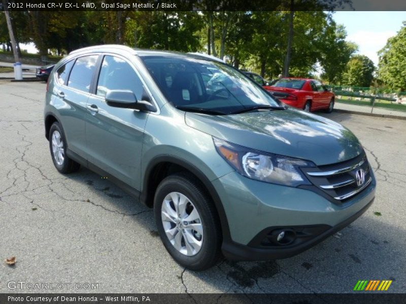 Opal Sage Metallic / Black 2012 Honda CR-V EX-L 4WD