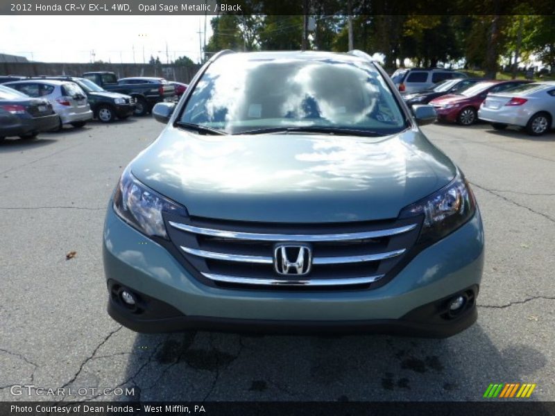 Opal Sage Metallic / Black 2012 Honda CR-V EX-L 4WD