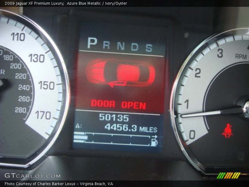 Azure Blue Metallic / Ivory/Oyster 2009 Jaguar XF Premium Luxury
