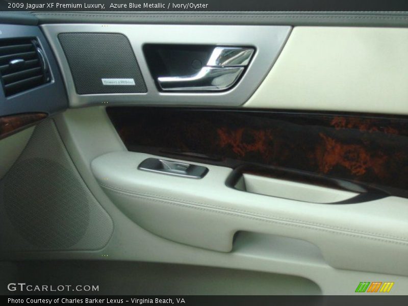 Azure Blue Metallic / Ivory/Oyster 2009 Jaguar XF Premium Luxury
