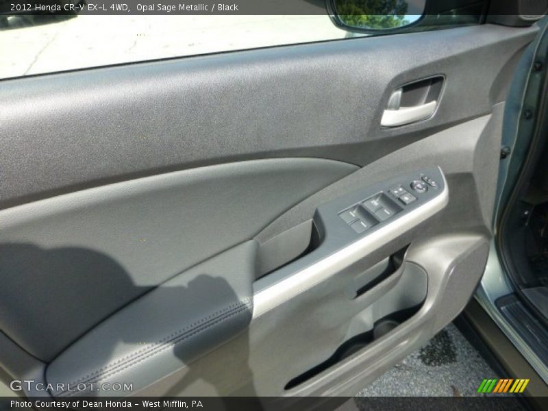 Opal Sage Metallic / Black 2012 Honda CR-V EX-L 4WD