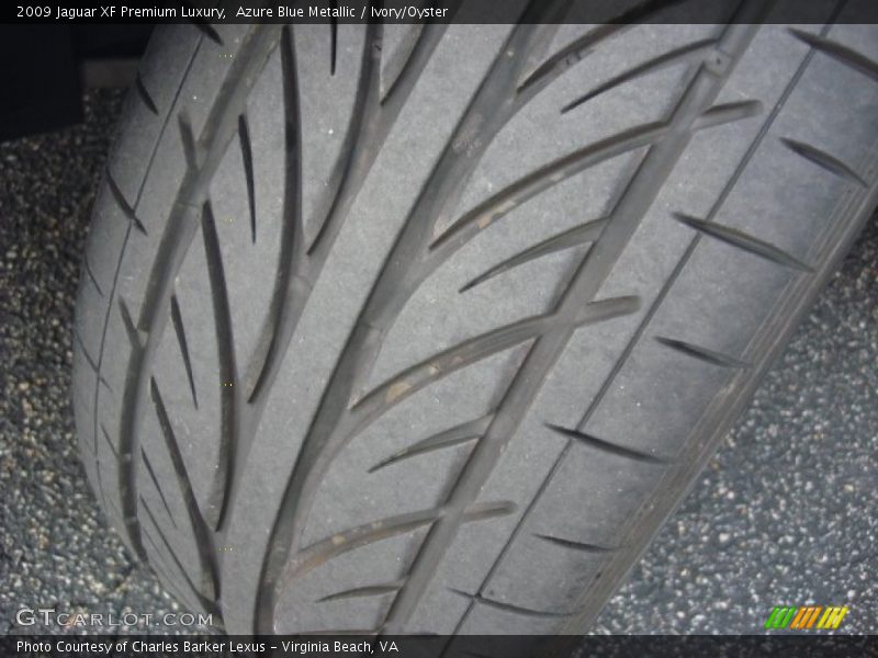 Azure Blue Metallic / Ivory/Oyster 2009 Jaguar XF Premium Luxury