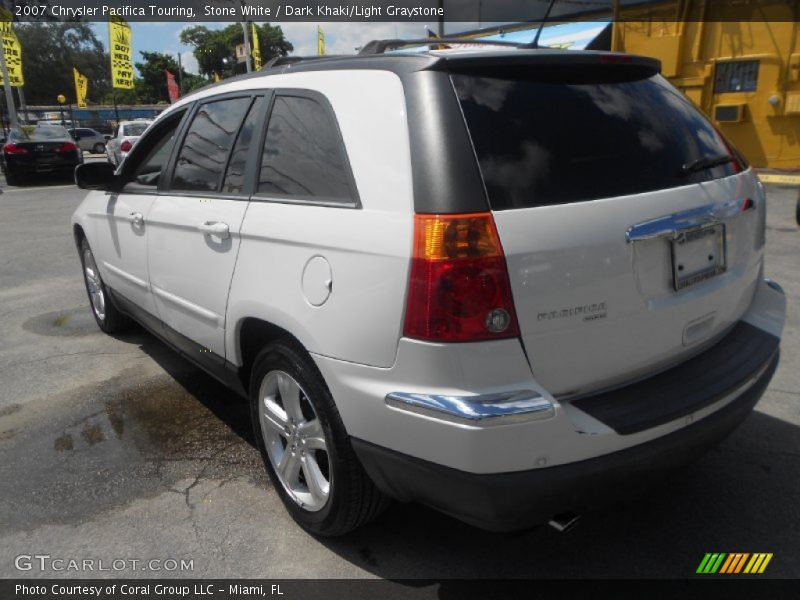 Stone White / Dark Khaki/Light Graystone 2007 Chrysler Pacifica Touring