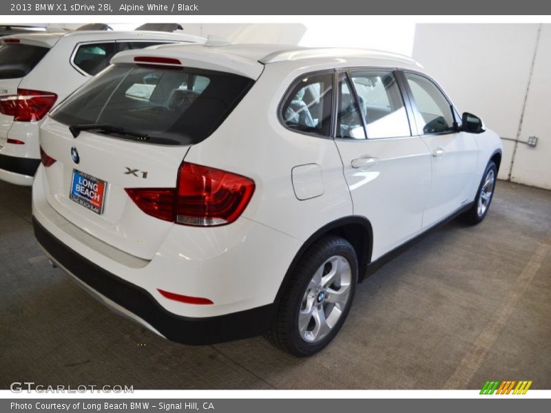 Alpine White / Black 2013 BMW X1 sDrive 28i