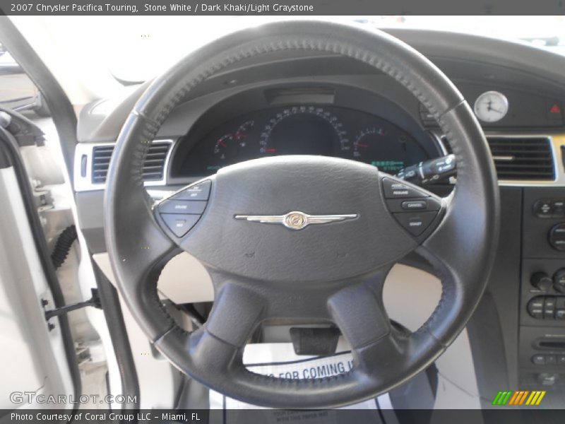 Stone White / Dark Khaki/Light Graystone 2007 Chrysler Pacifica Touring