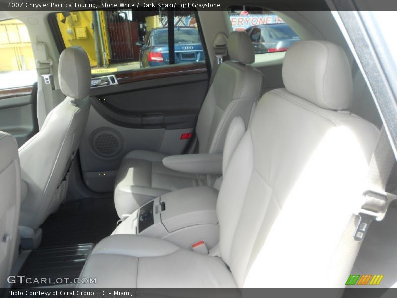 Stone White / Dark Khaki/Light Graystone 2007 Chrysler Pacifica Touring