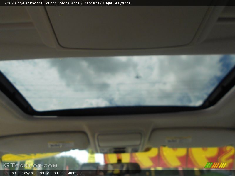 Stone White / Dark Khaki/Light Graystone 2007 Chrysler Pacifica Touring