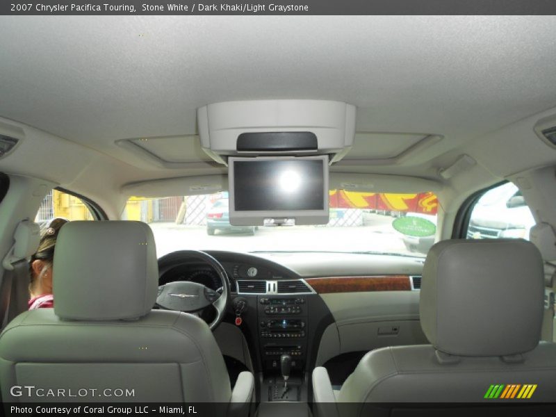 Stone White / Dark Khaki/Light Graystone 2007 Chrysler Pacifica Touring