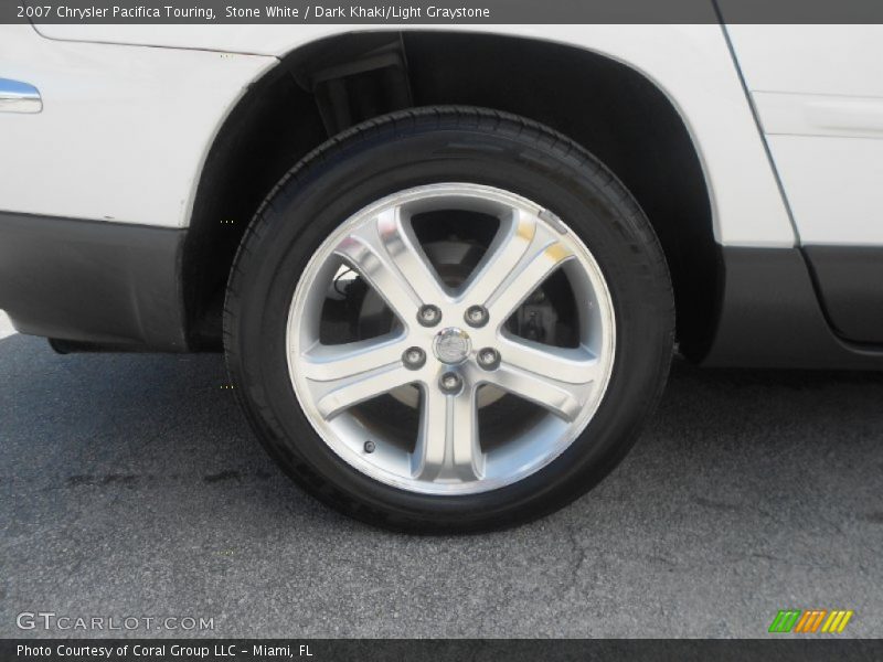 Stone White / Dark Khaki/Light Graystone 2007 Chrysler Pacifica Touring