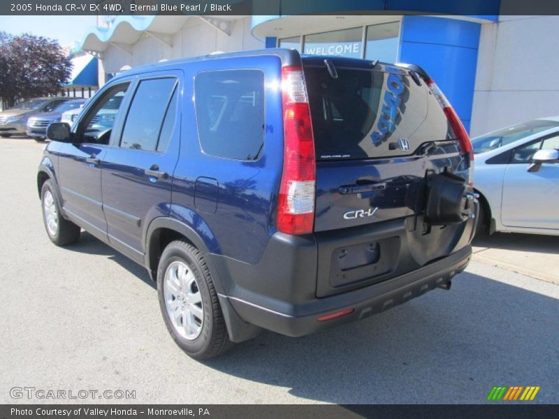 Eternal Blue Pearl / Black 2005 Honda CR-V EX 4WD