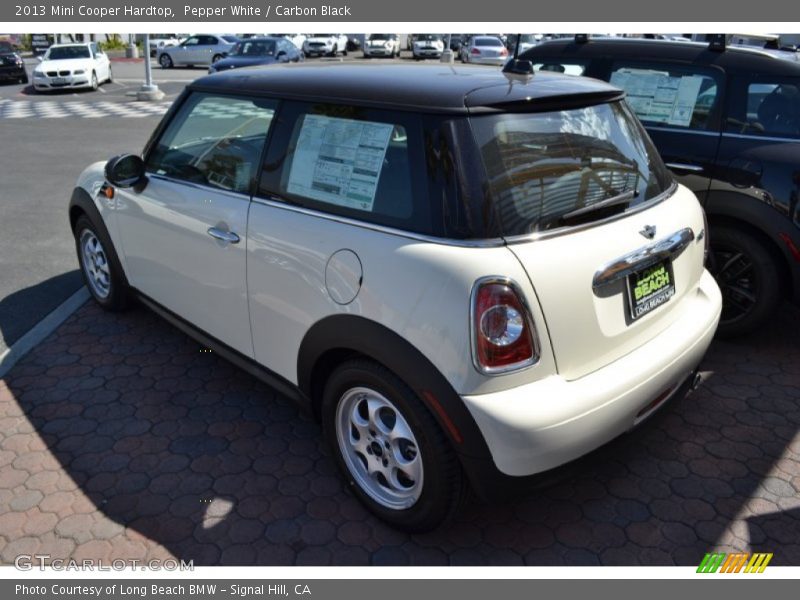 Pepper White / Carbon Black 2013 Mini Cooper Hardtop