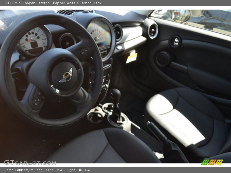Pepper White / Carbon Black 2013 Mini Cooper Hardtop