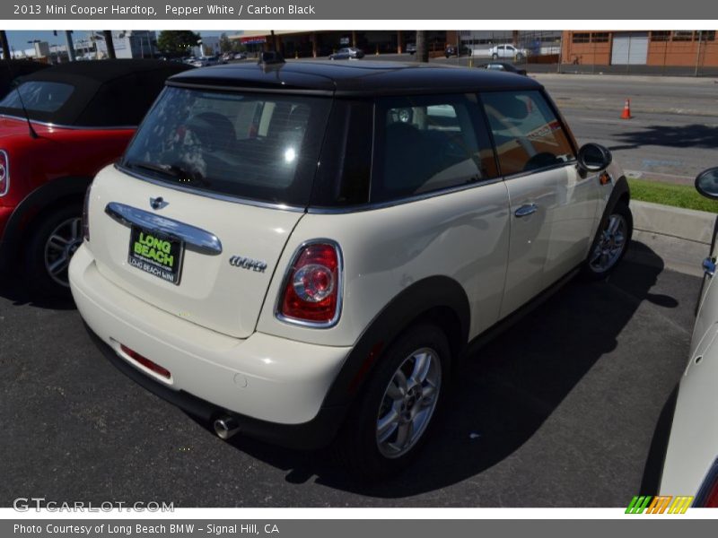 Pepper White / Carbon Black 2013 Mini Cooper Hardtop