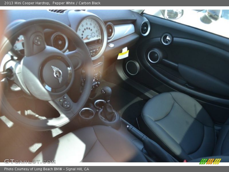 Pepper White / Carbon Black 2013 Mini Cooper Hardtop