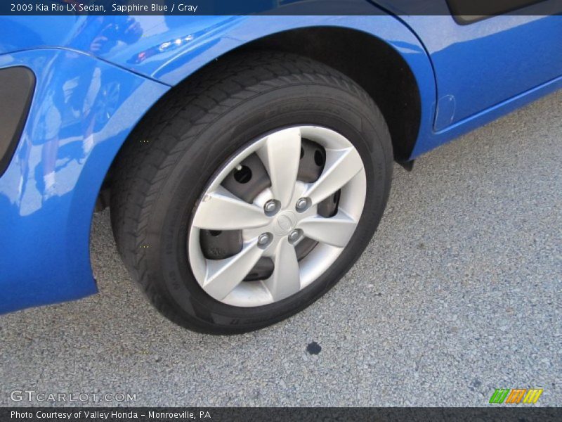 Sapphire Blue / Gray 2009 Kia Rio LX Sedan