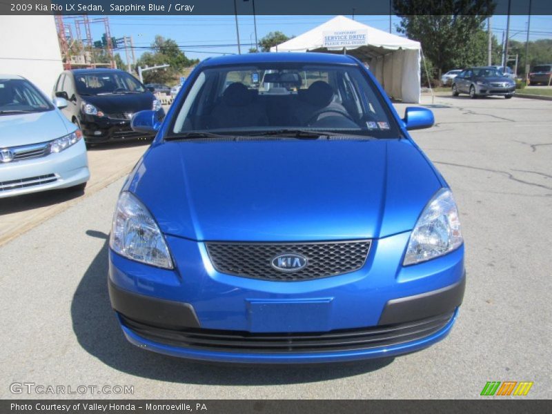 Sapphire Blue / Gray 2009 Kia Rio LX Sedan