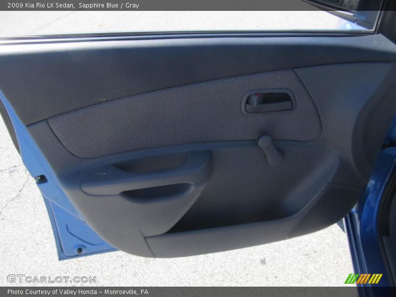 Sapphire Blue / Gray 2009 Kia Rio LX Sedan