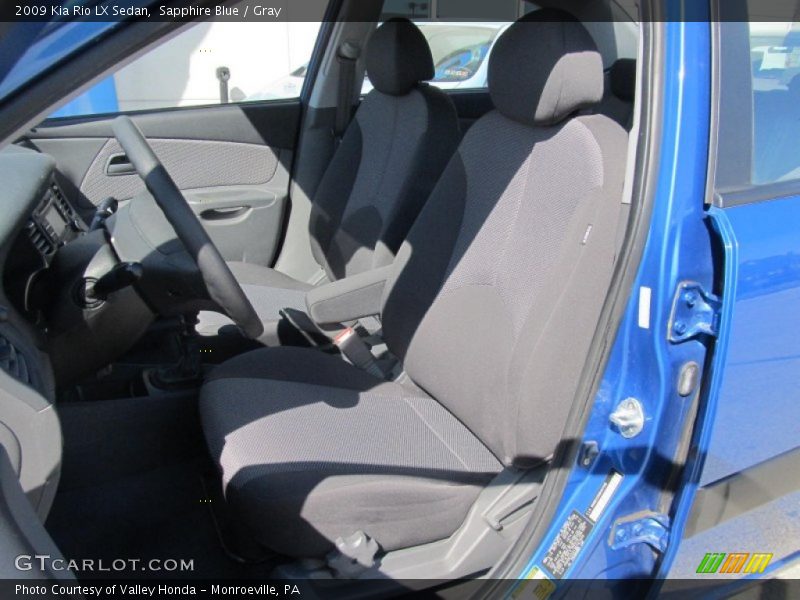 Sapphire Blue / Gray 2009 Kia Rio LX Sedan