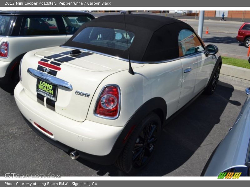 Pepper White / Carbon Black 2013 Mini Cooper Roadster