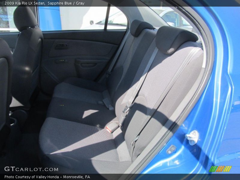Sapphire Blue / Gray 2009 Kia Rio LX Sedan